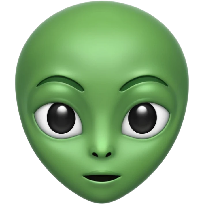 generate a classic alien emoji emoji