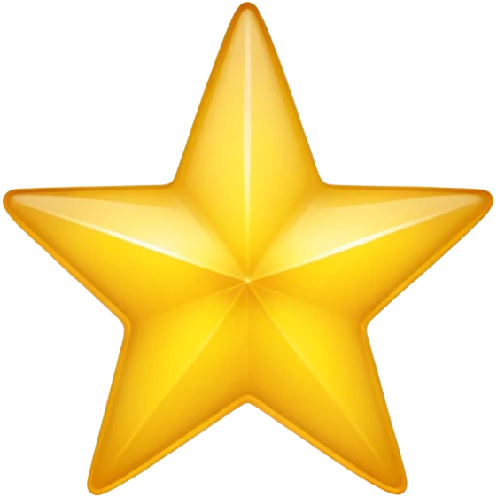 half yellow star symbol emoji
