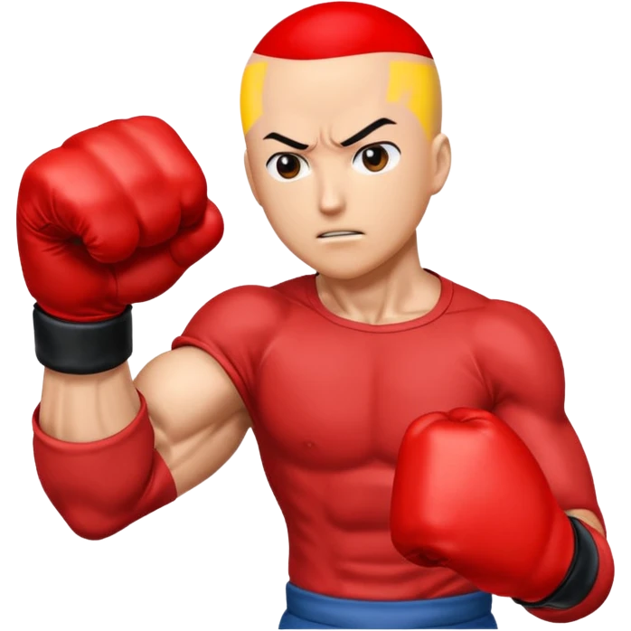 Saitama red hand punch emoji