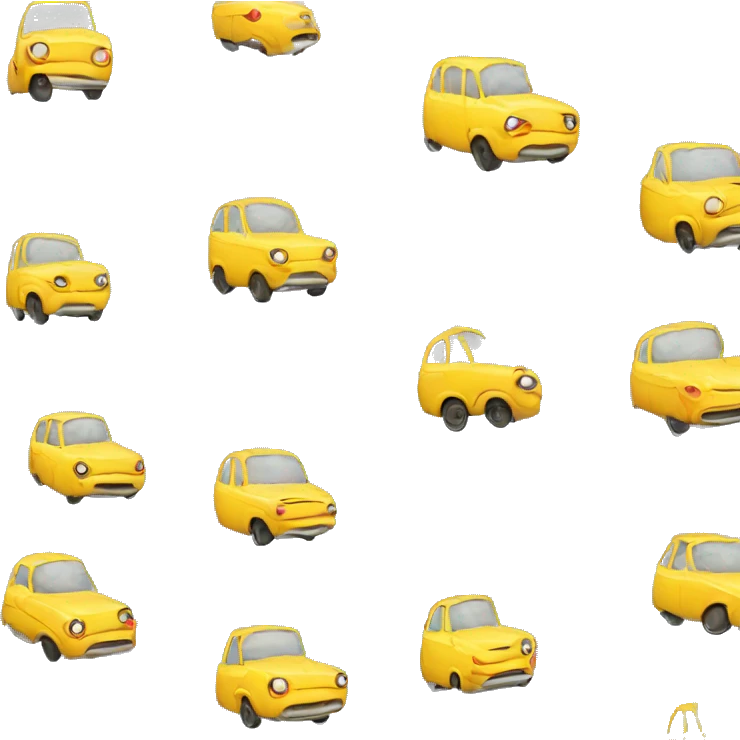  automobile sad emotion emoji