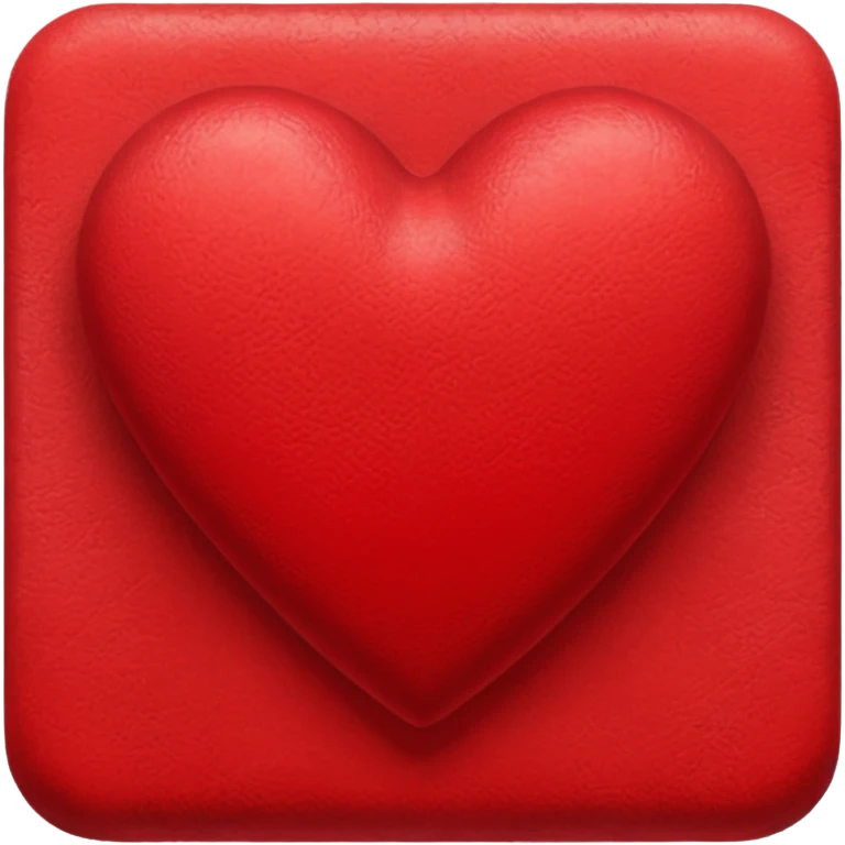 heart with a velvet red texture emoji