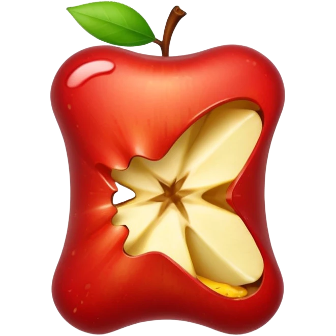 Apple core emoji