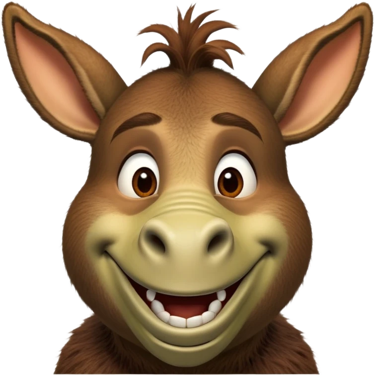Donkey from Shrek movie emoji