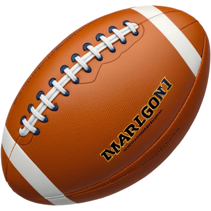 Balón de rugby digital emoji