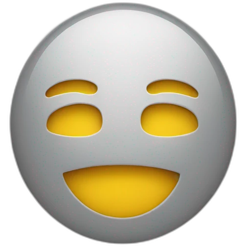 yellow emoji smiled rising one eyebrow emoji