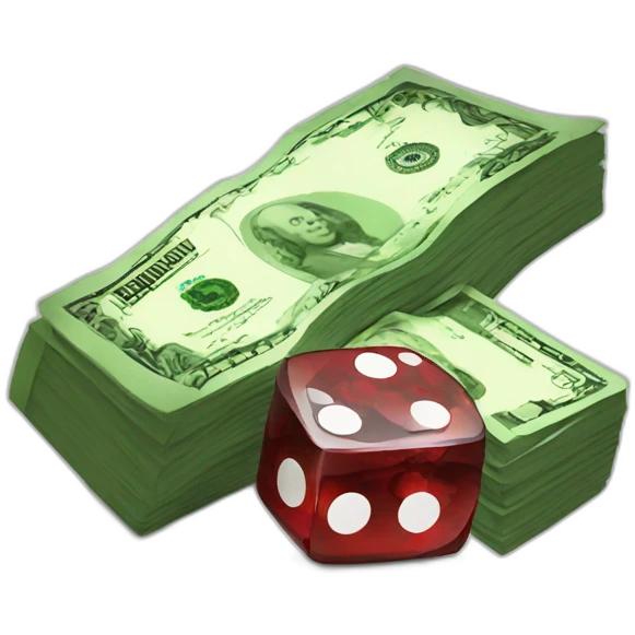 Casino and money emoji