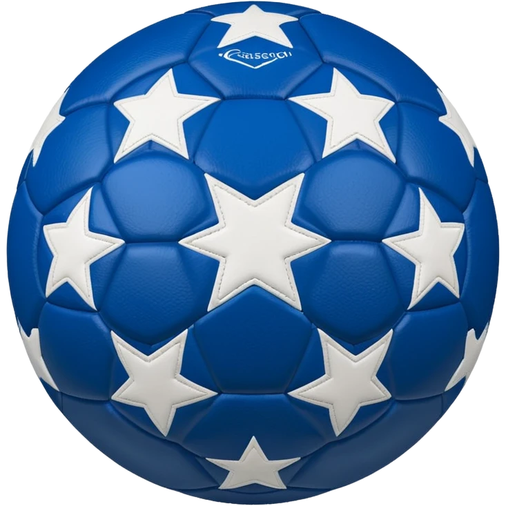 blue stars champions league soccer ball emoji