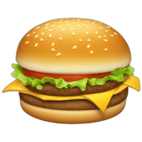 dieu qui mange hamburger emoji