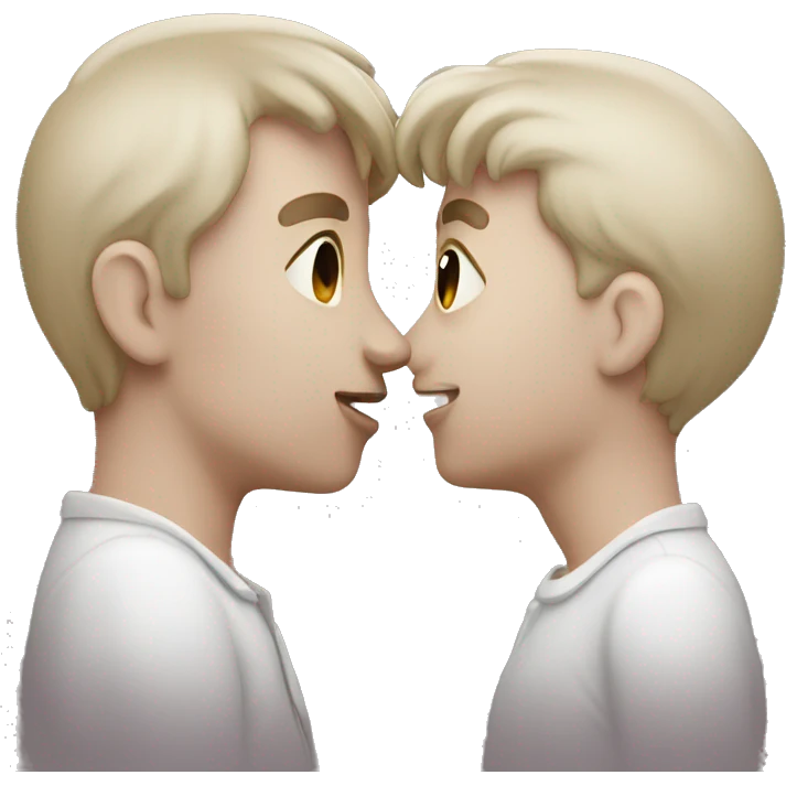 A cuplé kissing emoji