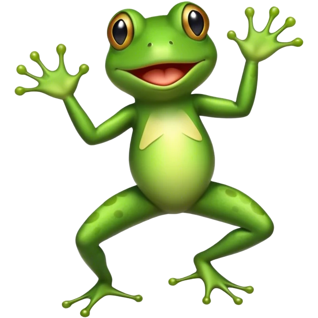 Frog dancing  emoji