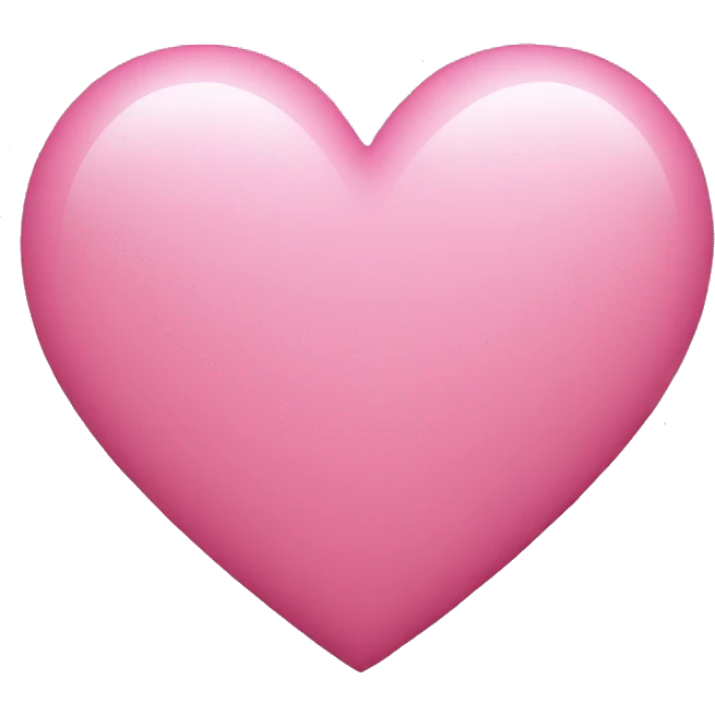 Pink heart emoji