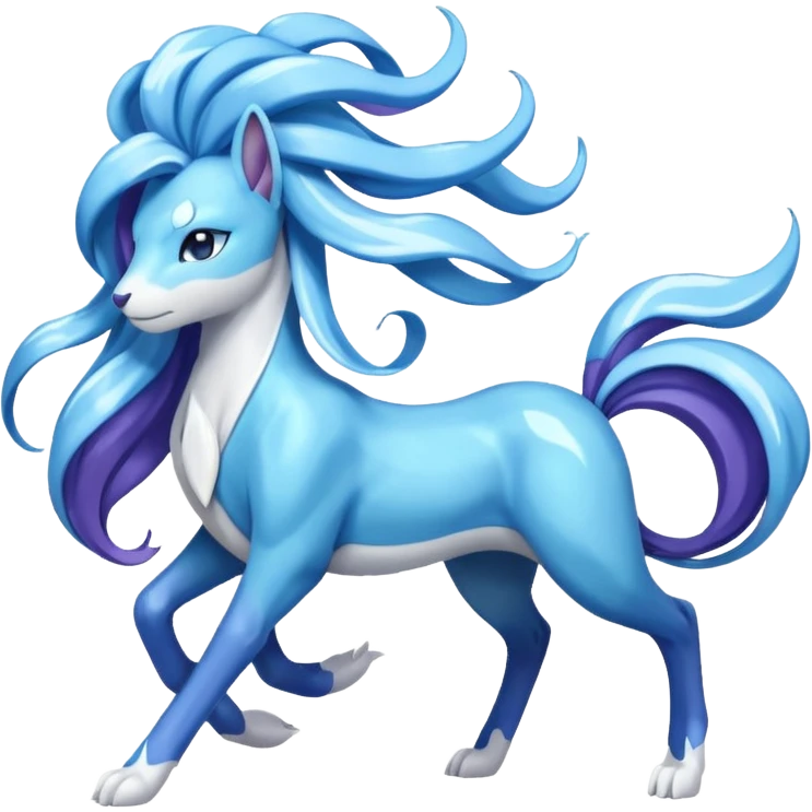 Pokemon  legendary Suicune emoji