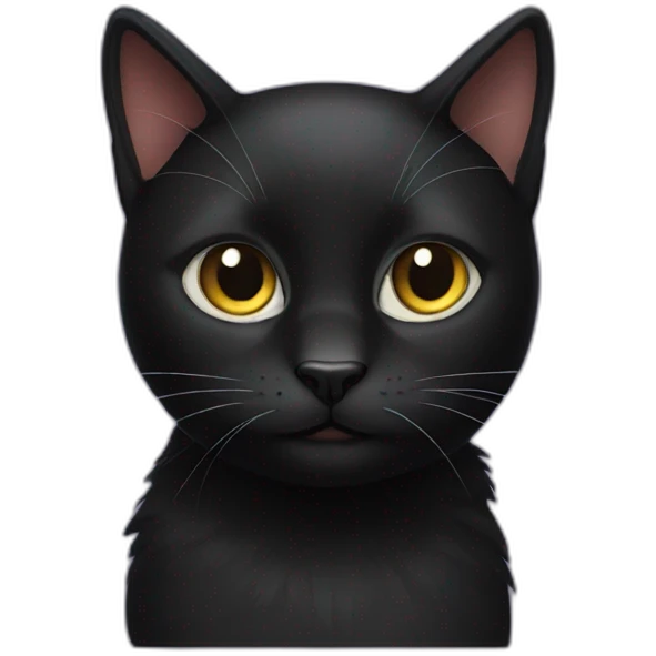 Black cat emoji