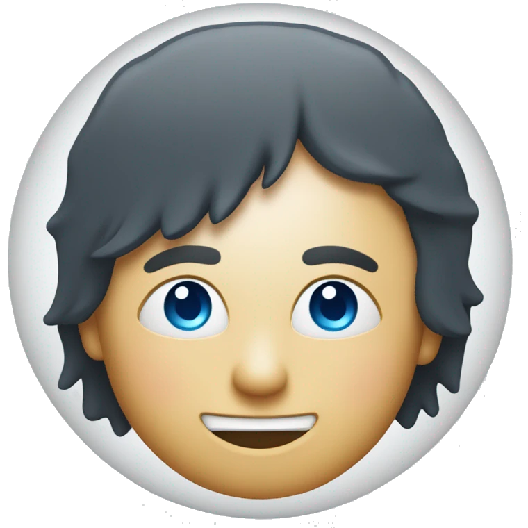 Create an emoji featuring a circular design with a vibrant blue background, resembling the Instagram verification badge. The emoji should have a crisp, clean white checkmark centered within the circle.  emoji