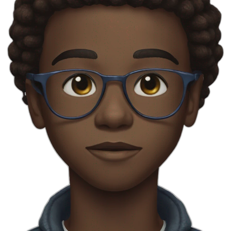 Caleb McLaughlin Lucas Sinclair stranger things  emoji