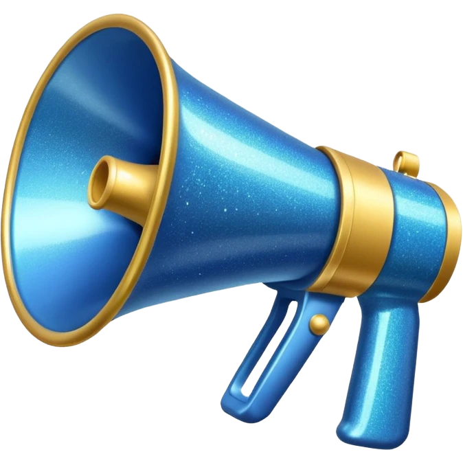 megaphone with sparkles emoji