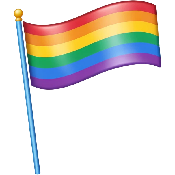 Bandera gay emoji