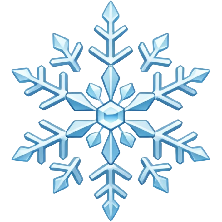 Snow flake, 128 x 128 emoji