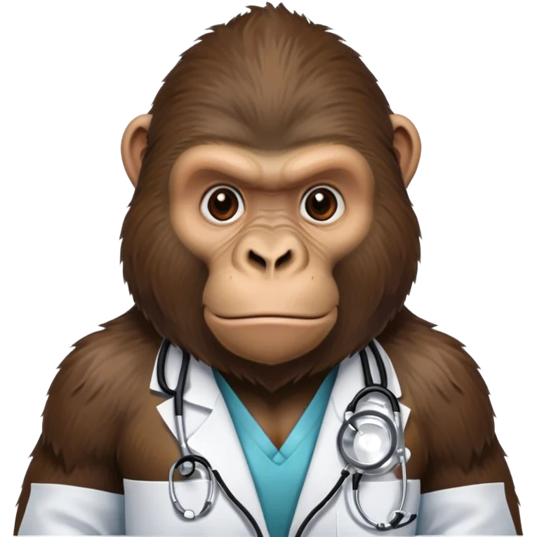 Doctor gorilla emoji