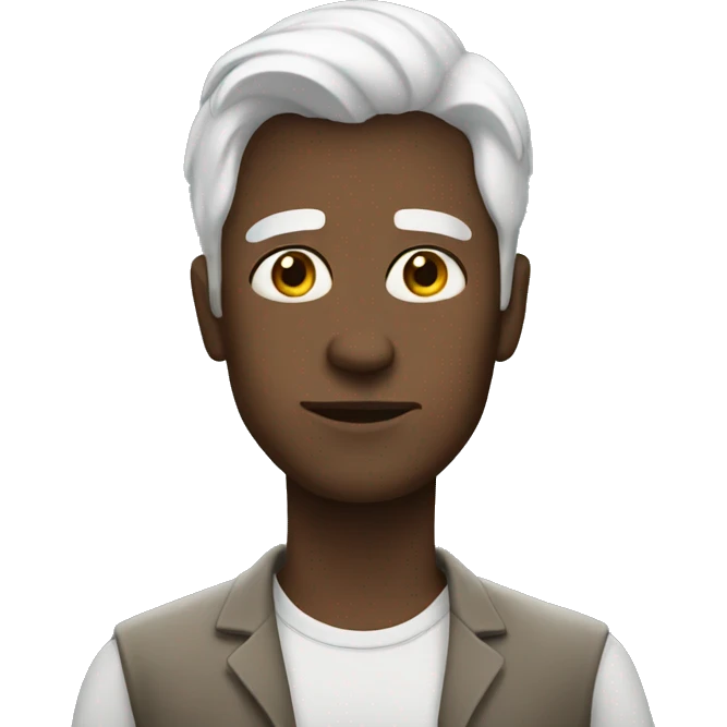 White roee emoji