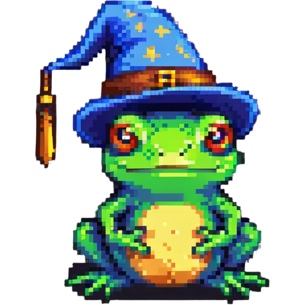 wizard frog emoji