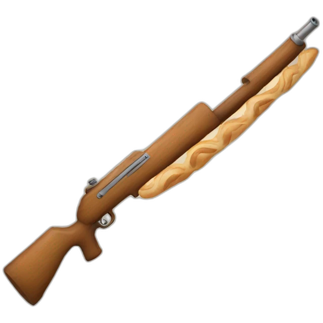 Bread rifle emoji