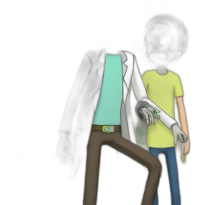 Rick and Morty album cover emoji