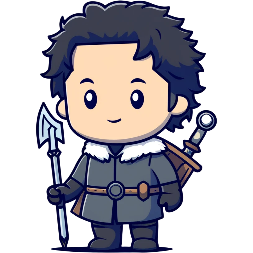 Jon Snow from Game of Thrones emoji