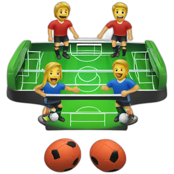 table soccer emoji