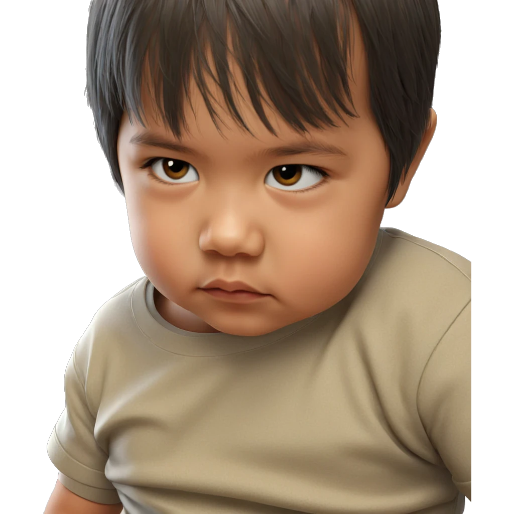 realistic portrait of boy emoji