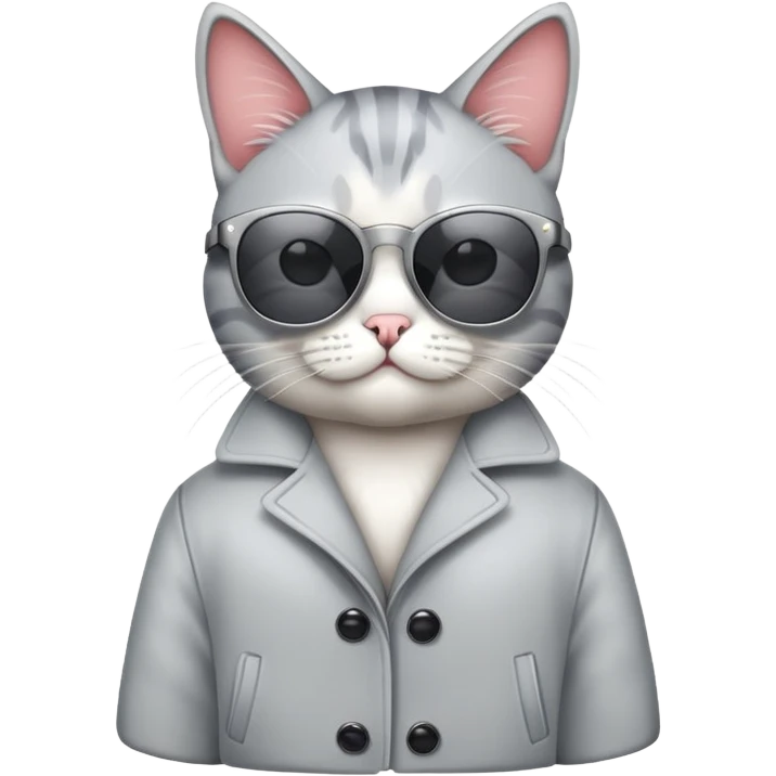 Cat wearing sunglasses emoji