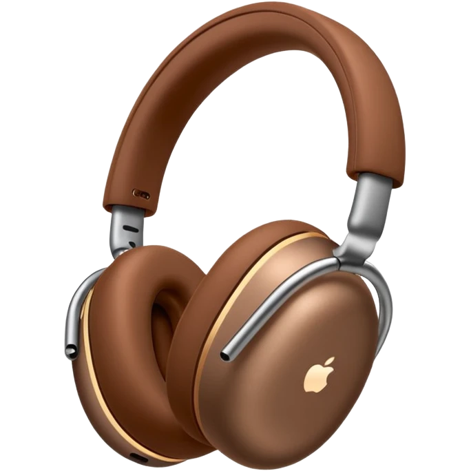 Airpods max brown color emoji