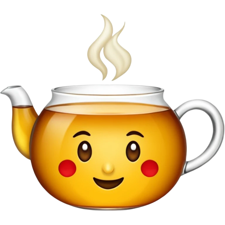 İnce belli bir bardakta türk çayı emoji