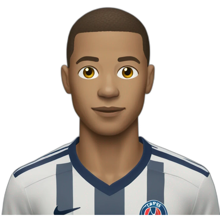 Mbappé qui bande emoji