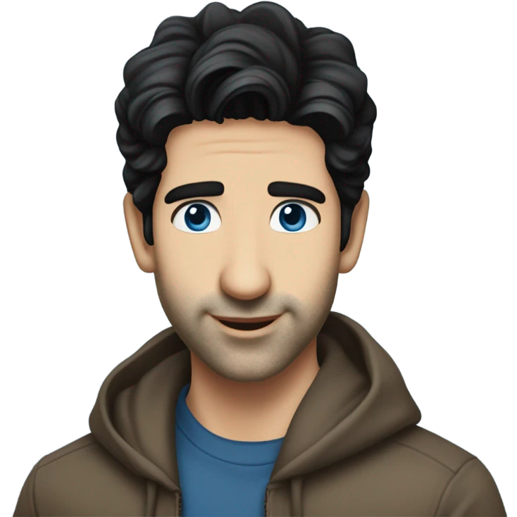 David Schwimmer younger emoji