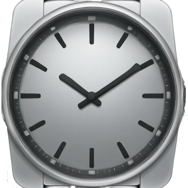 broken silver wristwatch emoji