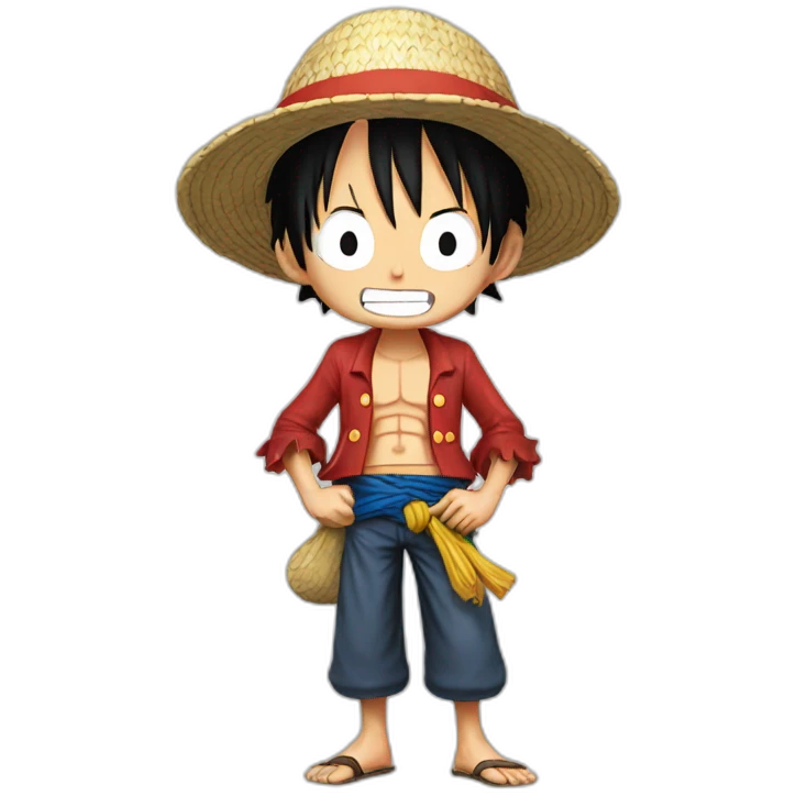 luffy from one piece emoji