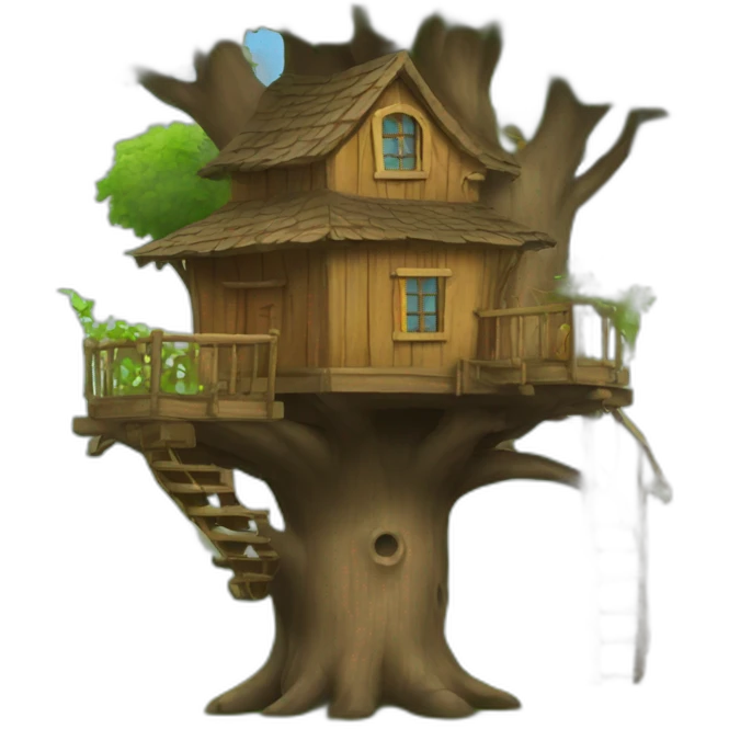 Tree house emoji