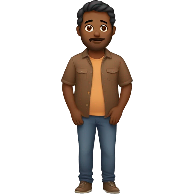 pregnant brown man emoji