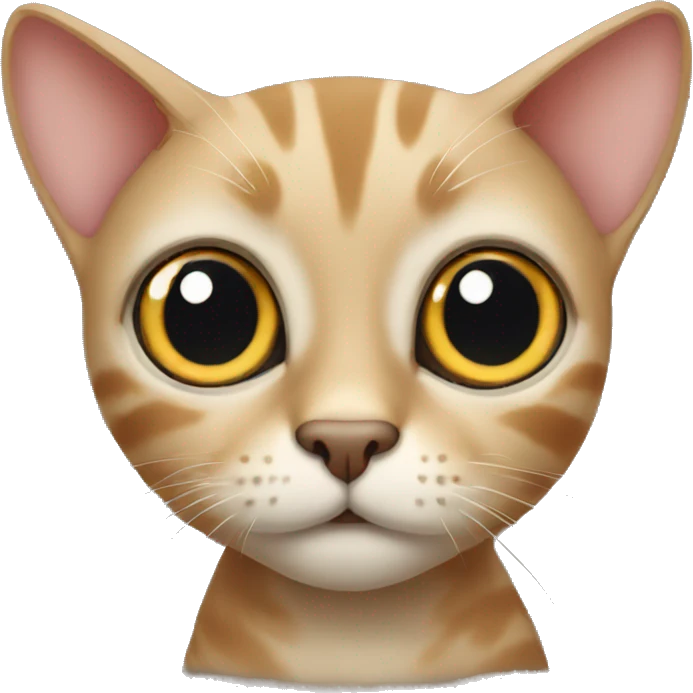 cat with very very big eyes emoji
