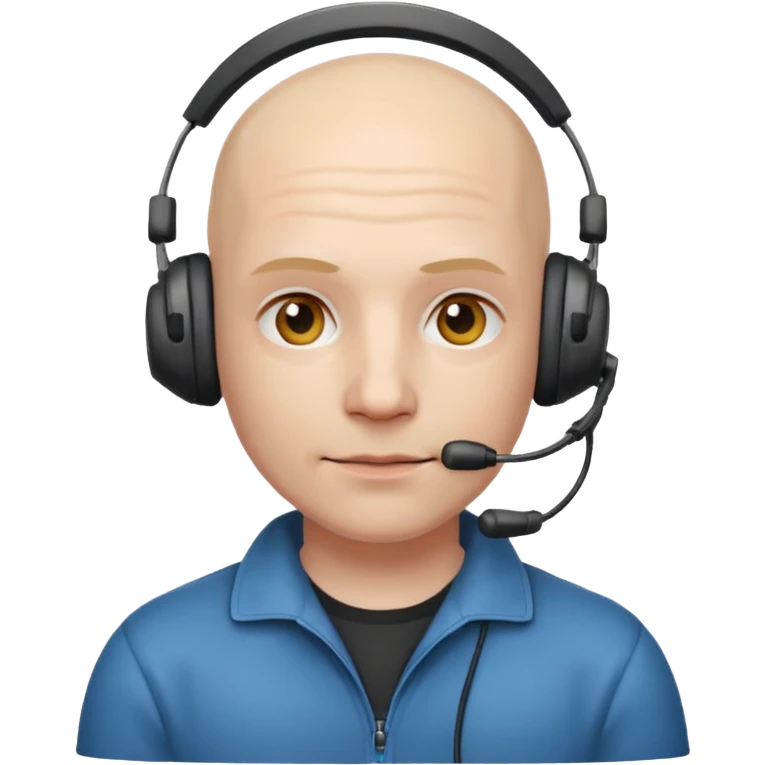 Gamer bald  emoji