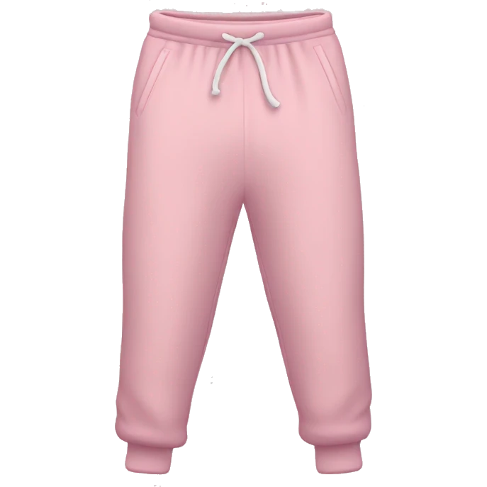 Light pink sweatpants emoji