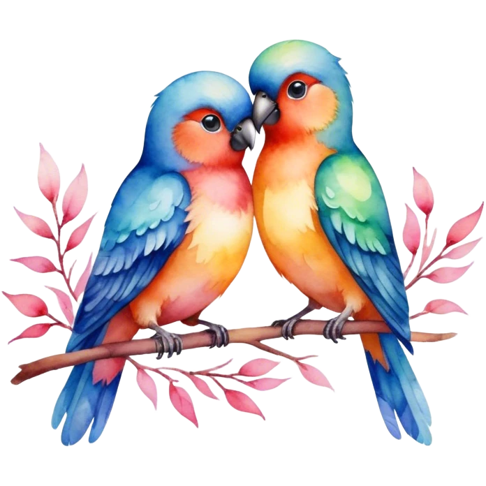Love Birds emoji
