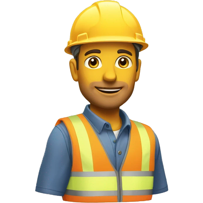 Cône chantier emoji