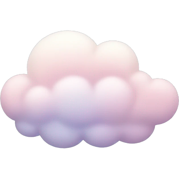 Pastel Cloud emoji