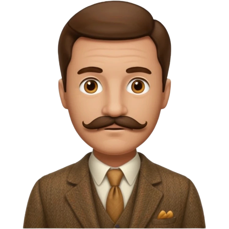 Old british vibe suit man emoji