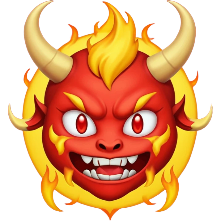 tạo cho tôi emoji demon nữ màu tím  emoji