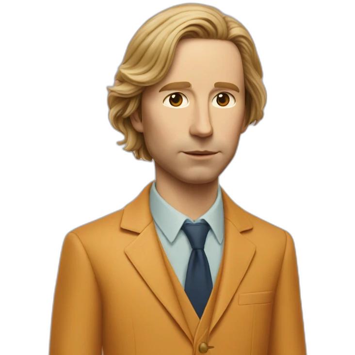 Wes Anderson avec un pouce en l’air emoji