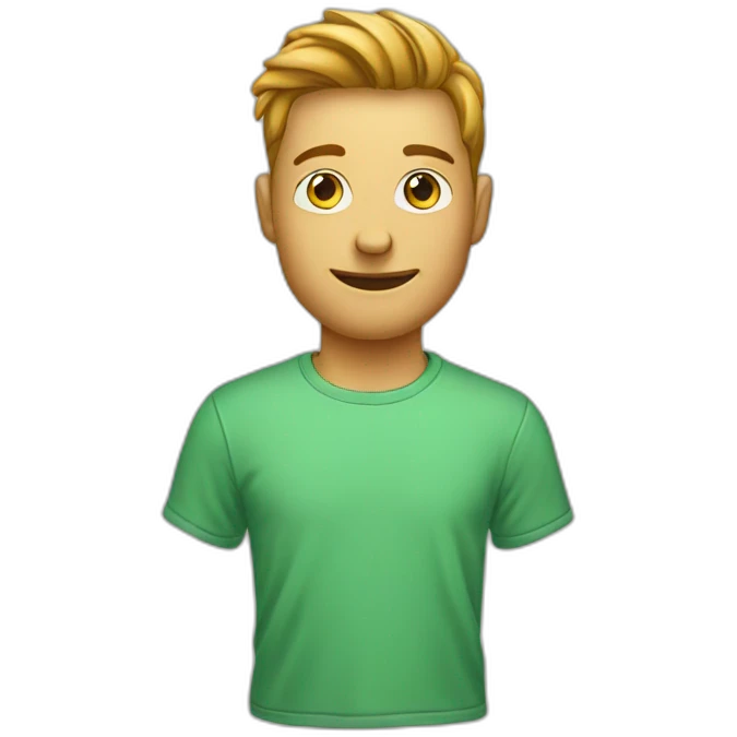 T-shirt with t-shirt on it emoji
