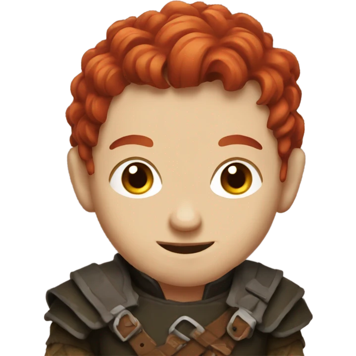 Rogue halfling with red hair emoji